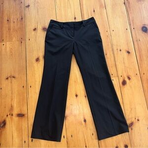 Halogen Taylor Fit Black Dress Pants 6 Petite Work Trousers